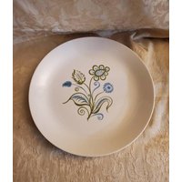 Seltener Fund, Universal Potteries, Faszination, Paisley Von Alf Robinson, 25-Zoll-Abendessen-Servierplatte, Mid-Century-Küche von EastIdahoCompany