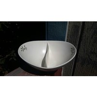 Vernon Ware "Rose A Day" Ovale Servierschale Mit Trennwänden Rosenstielen ." von EastIdahoCompany