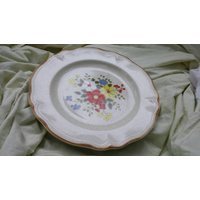 Vintage Küche Salem China 10 Zoll Abendessen Teller Mit Rot, Gelb, Blau Und Weiß Blumen Ersatz Schale Vintage Küche Salem China 10 Zoll Abendessen Teller Mit Rot, Gelb, Blau Und Weiß Blumen Ersatz Schale von EastIdahoCompany