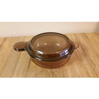 Visions Kochgeschirr Amberina/Braun Glas Grab It Bowl V 240 B Mit Passendem Deckel Kochtopf Von Corning Vintage Kitchen Made in Usa Visions Kochgeschirr Amberina/Braun Glas Grab It Bowl V 240 B Mit Passendem Deckel Kochtopf Von Corning Vintage Kitchen Made in Usa von EastIdahoCompany