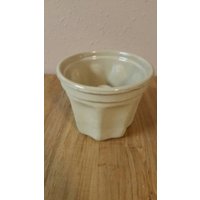 steingut Hohe Wackelpudding Oder Kuchenform Vintage Küchenutensilien Rund Mit Versiegelter Innenseite von EastIdahoCompany