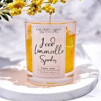 Limoncello Kerze | Handgemachte Duftkerze Gelwachs Geschenkidee Für Kerzenliebhaber Limoncello Kerze | Handgemachte Duftkerze Gelwachs Geschenkidee Für Kerzenliebhaber von EastLightCandlesShop