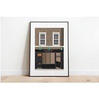 Monmouth Coffee Shop Illustration Seven Dials von EastLondonPrints