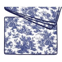 4Er Set - Toile De Jouy Platzsets | Tisch Leinen Ladegerät Platzset Tischset Supla Stoff Tischsets, Tischsets von Eastanbulgoods