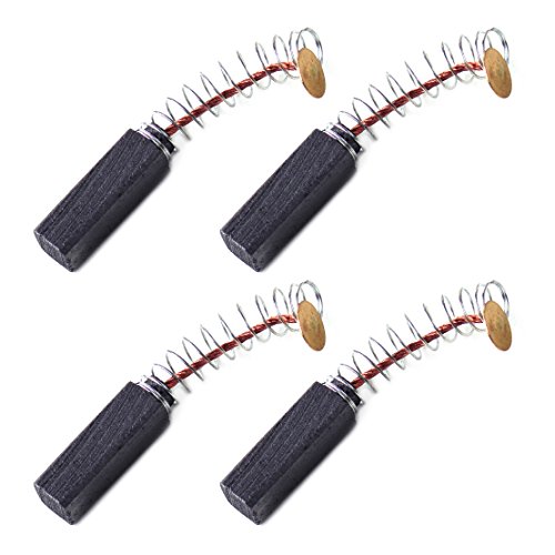 4pcs 6 x 6 x 20mm Kohlebürsten Kohlestifte Schleifkohlen Carbon Bürsten Wiedereinbau passend für generischen elektrischen Motor von Eastar