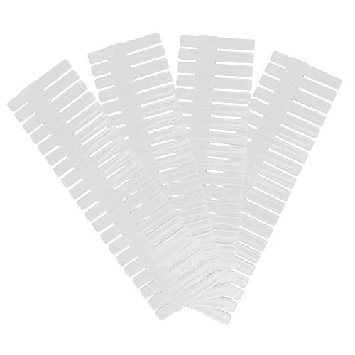Eastbuy Schubladenteiler - 4 Stück DIY Kunststoff Schubladen Organizer verstellbare Schubladenteiler Separatoren (White Long Type) von Eastbuy