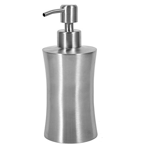 Seifenspender - 304 Edelstahl Lotionspender Bad Dusche Pumpe Flüssigkeitsflasche (400ml) von Eastbuy