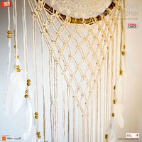 Boho Handgemachte Dekorative Wandbehang Extra Große Makramee Traumfänger Hochzeit Einzigartiges Geschenk von Easternada