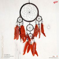 Handgefertigte Boho Makramee Perlen Traumfänger Auto Wandbehang Dekoration Kunst von Easternada
