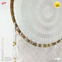 Handgemachte Boho Makramee Perlen Traumfänger Hochzeit Wandbehang Dekoration Kunst Extra Groß von Easternada