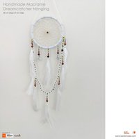 Handgemachte Makramee Traumfänger Auto Wandbehang Dekoration Kunst von Easternada