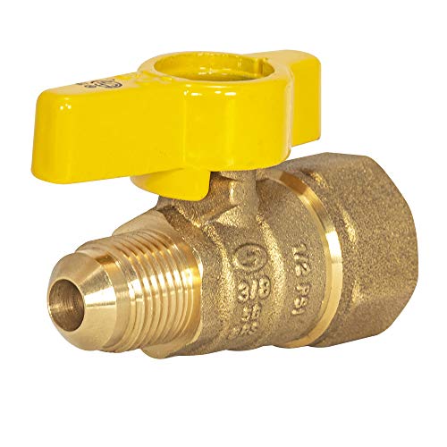 ez-flo 60001 Messing Gas Ball valve-straight Flare von Eastman