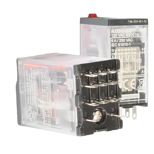 RXM4AB2F7 Elektromechanische Relais, 120 V AC, 6 A, 10 Stück von Eastsplend