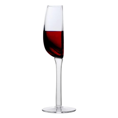 Halbes Weinglas, Lustig Rotweinglas, 140ml Halbes Rotweinglas, Kreative Weinglas Weißweinglas, Fun Size Rotweinbecher Originelle Gläser Für Party, Geburtstag, Jahrestag von Eastuy
