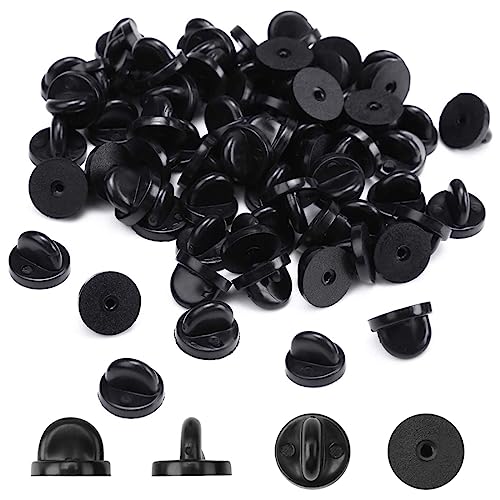 Pin Backs Pin Keepers Pin Backings PVC Rubber Butterfly Clutch Pin Lock Clasps Holder Pin Fasteners Cap for Tie Tack Revers Uniform Badges Replacement 50 PCs Pin Backs Pin Keepers Pin Backings PVC Rubber Butterfly Clutch Pin Lock Clasps Holder Pin Fasteners Cap for Tie Tack Revers Uniform Badges Replacement 50 PCs von EastyGold