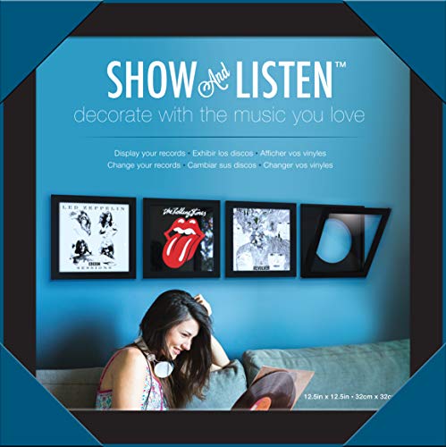 Show & Listen, Schallplattenrahmen, Frame für Vinyl und LP Cover, schwarz Show & Listen, Schallplattenrahmen, Frame für Vinyl und LP Cover, schwarz von Show and Listen