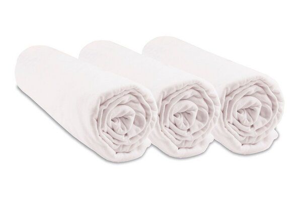 Easy Dort Kinder-Spannbettlaken Aus Jersey Bio-Baumwolle - 3 Stück von Easy Dort