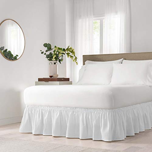 Easy Fit Bettvolle, umwickelnde Bettdecke, einfaches An- und Ausziehen, 45,7 cm, Weiß von Easy Fit