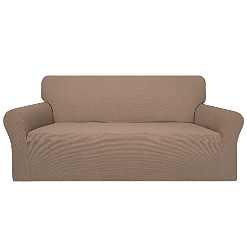 Easy-Going 100% wasserdichter Couchbezug, doppelter wasserdichter Sofabezug, Stretch-Jacquard-Sofa-Schonbezug, auslaufsicherer Möbelschutz für Kinder, Haustiere, Hund und Katze (übergroßes Sofa, von Easy-Going