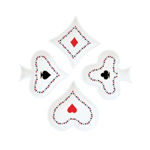 EASY LIFE Aperitif-Set 4 Weihnachtsschalen aus CASINO 'ROYALE Porzellan Ø10,5 cm von Easy Life