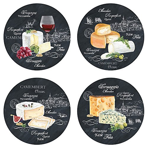 Easy Life 4 Teller Set, Porzellan, Mehrfarbig, 20 x 20 x 5.5 cm, 4 Easy Life 4 Teller Set, Porzellan, Mehrfarbig, 20 x 20 x 5.5 cm, 4 von Easy Life