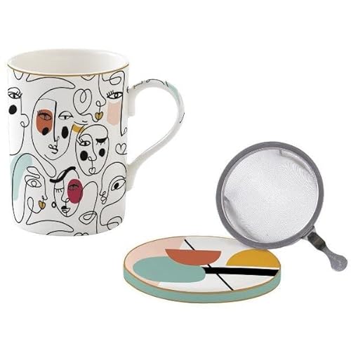 Easy life - easy life infusiera in porcellana capacita' ml. 35 in color box linea modernism r0105#modn von Easy Life