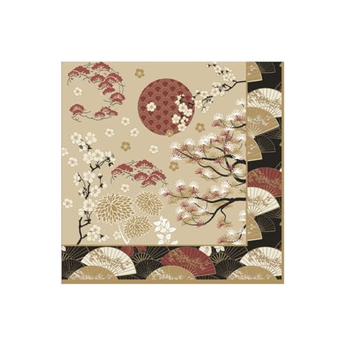 Papierservietten, 33 x 33 cm, Kimono von Easy Life