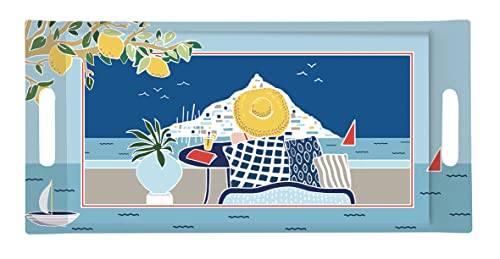 Sea Dreams Tablett aus Melamin, 40 x 19 cm von Easy Life