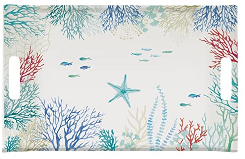 Tablett Under The Sea aus Melamin, 54 x 35 cm von Easy Life