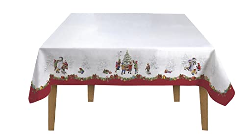 Tischdecke für 6 Personen, 145 x 180 cm, 100 % Baumwolle, Round Dance von Easy Life