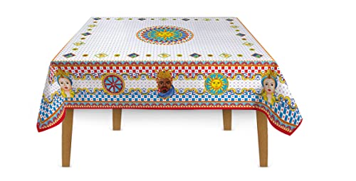 Tischdecke für 6 Personen, 145 x 180 cm, 100 % Baumwolle von Easy Life