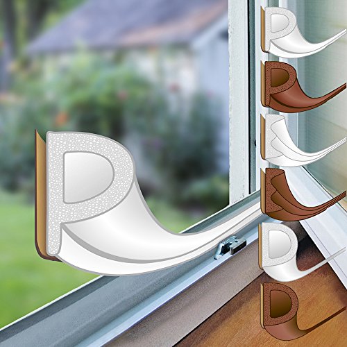 easy life Fenster-Dichtung mit P-Profil in weiß 6 Meter selbstklebende Gummi-Dichtung für Fenster / Türen verschiedene Profile aus EPDM-Gummi easy life Fenster-Dichtung mit P-Profil in weiß 6 Meter selbstklebende Gummi-Dichtung für Fenster / Türen verschiedene Profile aus EPDM-Gummi von Easy Life