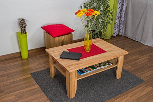Couchtisch Wooden Nature 05 Kernbuche massiv bio geölt - Abmessung 100 x 45 x 68 cm (B x H x T) von Easy Möbel