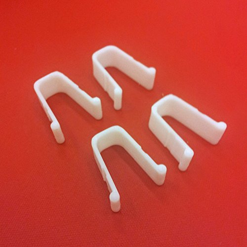 Easy-Shadow - 4 Stück Hochwertige Endfeststeller 10 x 12 mm Gardinen-Stopper Gardinenhaken Abschluss Innenlauf passend für Gardinenschienen Vorhangschienen Gardinenbretter Gardinen Laufschienen Deckenleiste - weiß Easy-Shadow - 4 Stück Hochwertige Endfeststeller 10 x 12 mm Gardinen-Stopper Gardinenhaken Abschluss Innenlauf passend für Gardinenschienen Vorhangschienen Gardinenbretter Gardinen Laufschienen Deckenleiste - weiß von Easy-Shadow