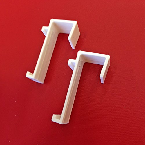Easy-Shadow - 4 Stück Hochwertige Klemmträger feste Breite bis 16 mm für Duo-Rollos / Klemmfix-Rollos / Rollo / Verdunkelungsrollo / Easyfix - Klemmhalter für Fensterrahmen Rahmenstärke bis 16mm Montage ohne Bohren - weiß Easy-Shadow - 4 Stück Hochwertige Klemmträger feste Breite bis 16 mm für Duo-Rollos / Klemmfix-Rollos / Rollo / Verdunkelungsrollo / Easyfix - Klemmhalter für Fensterrahmen Rahmenstärke bis 16mm Montage ohne Bohren - weiß von Easy-Shadow