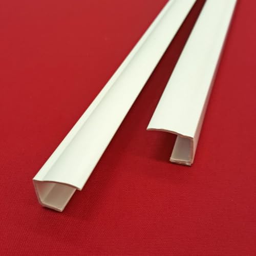 Easy-Shadow - 8 Stück Hochwertige Seitenschienen Länge 150 cm selbstklebend für Klemmfix-Rollos Verdunkelungsrollo - Führungsschiene aus PVC individuell kürzbar - weiß Easy-Shadow - 8 Stück Hochwertige Seitenschienen Länge 150 cm selbstklebend für Klemmfix-Rollos Verdunkelungsrollo - Führungsschiene aus PVC individuell kürzbar - weiß von Easy-Shadow