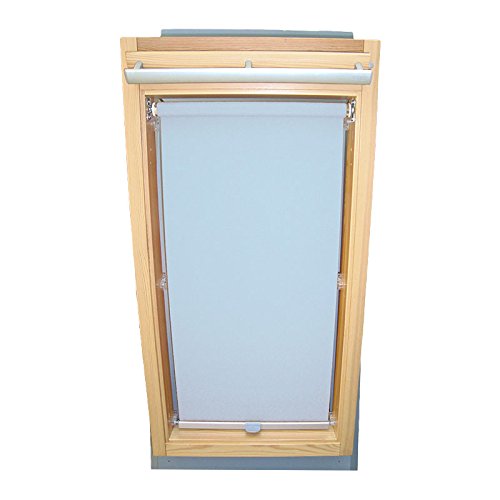Easy-Shadow Dachfenster Sichtschutzrollo Basis Rollo für Typ Roto WDF 735 H 735 K 73_ Größe 7/14 - in der Farbe hellblau Easy-Shadow Dachfenster Sichtschutzrollo Basis Rollo für Typ Roto WDF 735 H 735 K 73_ Größe 7/14 - in der Farbe hellblau von Easy-Shadow