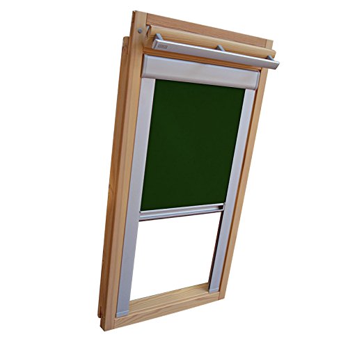 Easy-Shadow Hochwertiges Verdunkelungsrollo Rollo mit Seitenschienen für Velux DKL-EP GGL,GPL,GHL,GTL 206 dunkelgrün // Maßanfertigung Easy-Shadow Hochwertiges Verdunkelungsrollo Rollo mit Seitenschienen für Velux DKL-EP GGL,GPL,GHL,GTL 206 dunkelgrün // Maßanfertigung von Easy-Shadow