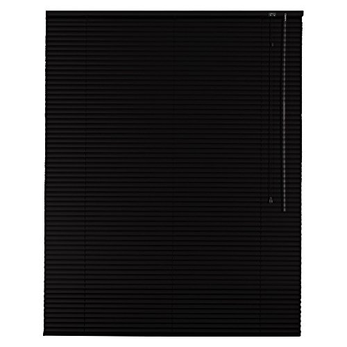 Easy-Shadow Standard Alu-Jalousie Jalousette zum Klemmen ohne Bohren 60 x 200 cm schwarz - 60x200 cm - inkl. Klemmhalter von Easy-Shadow