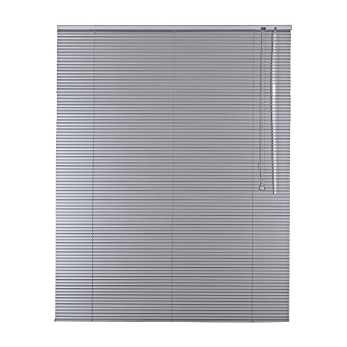 Original Easy-Shadow Aluminium Jalousie 16 mm Lamellen Breite 45 x 120 cm Höhe in Farbe silber - Bedienseite rechts - Fensterjalousie Jalousette Jalousien Alu-Jalousien Alu-Jalousetten Fenster Rollo Lamellenbreite 16mm / Maßanfertigung von Easy-Shadow