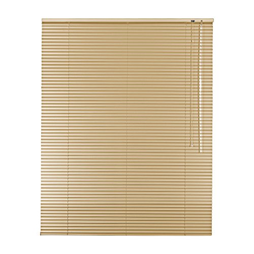 Original Easy-Shadow Aluminium Jalousie Jalousette Breite 100 x 130 cm Höhe in Farbe beige - Bedienseite rechts - Fensterjalousie Jalousien Alu-Jalousien Alu-Jalousetten Fenster Rollo Lamellenbreite 25 mm Lamellen / Maßanfertigung von Easy-Shadow