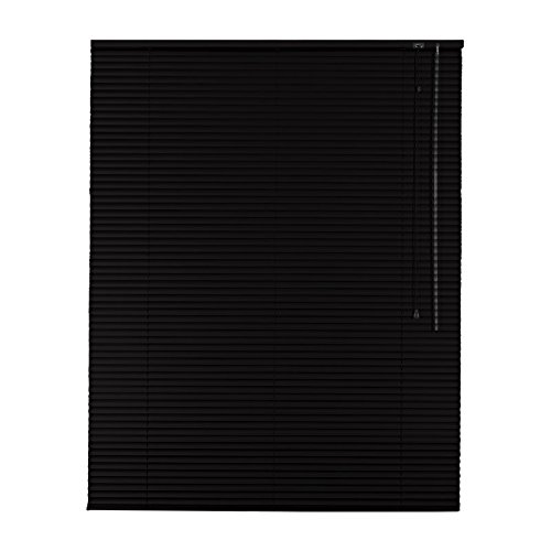 Original Easy-Shadow Aluminium Jalousie Jalousette Breite 120 x 230 cm Höhe in Farbe schwarz - Bedienseite rechts - Fensterjalousie Jalousien Alu-Jalousien Alu-Jalousetten Fenster Rollo Lamellenbreite 25 mm Lamellen / Maßanfertigung von Easy-Shadow