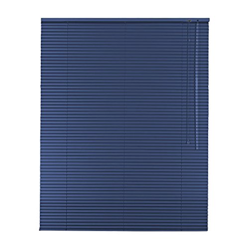 Original Easy-Shadow Aluminium Jalousie Jalousette Breite 160 x 180 cm Höhe in Farbe blau - Bedienseite rechts - Fensterjalousie Jalousien Alu-Jalousien Alu-Jalousetten Fenster Rollo Lamellenbreite 25 mm Lamellen / Maßanfertigung von Easy-Shadow