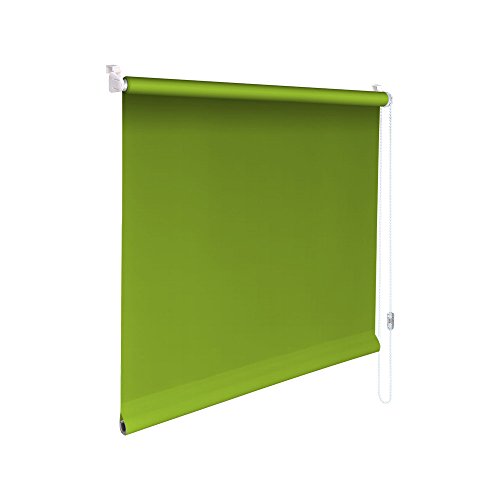Original Easy-Shadow Mini Klemmfix Rollo Stoffmaß Breite 135 x 220 cm Höhe - LIMONE blickdicht lichtdurchlässig Sichtschutz Sichtschutzrollo Kettenzugrollo Seitenzugrollo Mini-Rollo mit Kettenzug - Minirollo Klemmrollo ohne bohren inklusive Klemmträger Easy&Fix - Maßanfertigung von Easy-Shadow