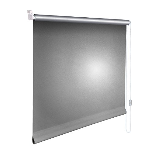Original Easy-Shadow Mini Klemmfix Thermo Rollo Stoffmaß Breite 145 x 150 cm Höhe - SILBER / GRAU Thermo Rückseite ALU lichtundurchlässig inklusive Klemmträger Easy&Fix - Maßanfertigung Original Easy-Shadow Mini Klemmfix Thermo Rollo Stoffmaß Breite 145 x 150 cm Höhe - SILBER / GRAU Thermo Rückseite ALU lichtundurchlässig inklusive Klemmträger Easy&Fix - Maßanfertigung von Easy-Shadow