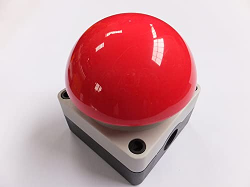 Grobhandtaster Fußtaster Pilztaster IP 65 Not-Aus Taster 1 Schließer 1 Öffner AP Rot Grobhandtaster Fußtaster Pilztaster IP 65 Not-Aus Taster 1 Schließer 1 Öffner AP Rot von Easy-Tec