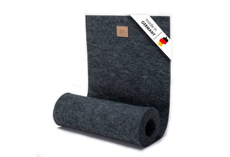 Easy and Green Tischläufer Filz 150 cm x 30cm aus upcycling rPET Filz, Made in Germany von Easy and Green