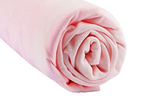 Easy Dort Spannbettlaken, 60% Bambusviskose 20% Baumwolle, Rosa, 160 x 200 cm von Easy dort