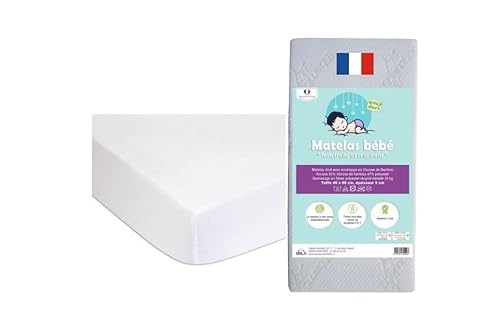 Matratze 40 x 80 cm + 2 Matratzenschoner, Bio-Baumwolle von Easy dort