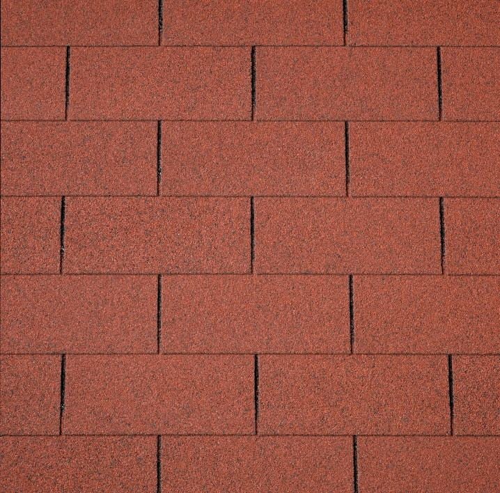 Easy Rechteck Bitumen-Dachschindeln ziegelrot Easy Rechteck Bitumen-Dachschindeln ziegelrot von Easy